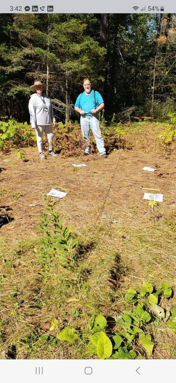 Anna and Jer in the Field